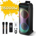 12'' Dual Portable Bluetooth Speaker Subwoofer Fm Heavy Bass Sound Karaoke W/mic New. Price: $179.99.
