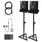 Krk Generation Rokit RP5 G5 5" Powered Studio Monitor Speakers Trs & Stands New. Price: $453.40.