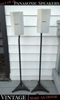Set Of Panasonic Speakers SB-AFC280 Surround Sound Home Theater W/ Stands Used. Price: $29.94.