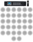 Rockville 6-ZONE AMP+32 White 5" Ceiling Speakers For Restaurant/bar/cafe/office New. Price: $579.95.