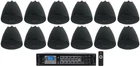 Rockville RCS350-6 Commercial 70V AMP+12) Black 4" Pendant Speakers For Bar/cafe New. Price: $927.35.