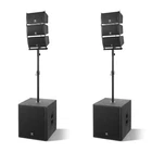 Proreck Club Dj Line Array Speakers 18-INCH Pa Subwoofer 8000W Combo Set New. Price: $1250.00.