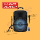 Audiobox ABX-12S Portable Bluetooth Pa Speaker + Free Stand & Microphone New. Price: $79.95.