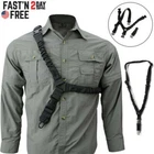 Tactical One Single Point Sling Strap Bungee Rifle Gun With Qd Buckle New. Price: $10.99.