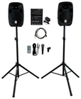 Rockville RPG102K 10" Speakers Dj Pa System W/bluetooth+mic+stands+mackie Mixer New. Price: $311.85.