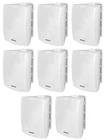 8 Rockville WET-5W 70V 5.25" IPX55 White Commercial Indoor/outdoor Wall Speakers New. Price: $439.95.