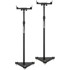 Samson MS100 - Adjustable Nearfield Monitor Speaker Stands Pair New. Price: $160.00.