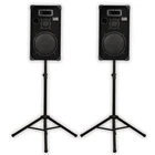 Acoustic Audio CR12 Passive 12" Dj Pair Stands Karaoke Speakers New. Price: $272.88.