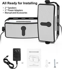 2X Bluetooth Outdoor Speakers,waterproof, 100X Wireless Sync, 20W/200W New. Price: $29.99.