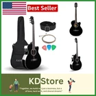 Frontier Series Acoustic Electric Guitar - Spruce & Rosewood Elegance, Black Eq New. Price: $179.99.