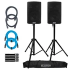 Alto Professional TX410 350W 10" Powered Active Loudspeaker Pair Stands New. Price: $441.40.