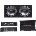 Cerwin Vega BKX212S 12" 1000W Max Xed Series Dual Loaded Sealed Enclosure W/ Amp New. Price: $359.99.